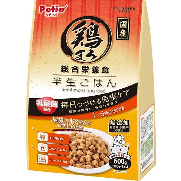Petio - 濃郁雞肉丸子 綜合營養狗小食 (適合1-6歲成犬)600g (W14553) (80505303)