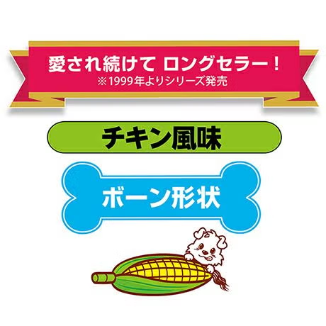 Petio - 犬用咬咬CORN系列 潔齒玩具雞肉風味 L 大型犬用 (W22845) (81606022)