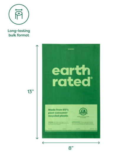 Earth Rated - 300個補充裝環保撿便袋 (無香味) (81607006)