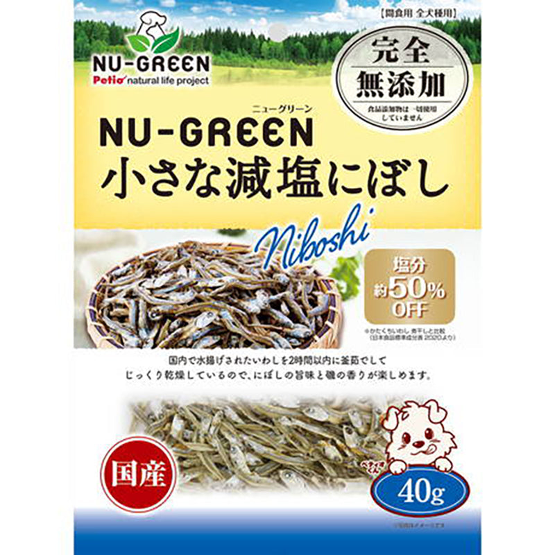 Petio - W14019 #A273 Petio NU-GREEN 無添加 減鹽原條小魚乾 (DHA?EPA+)狗小食 40g (90503152)