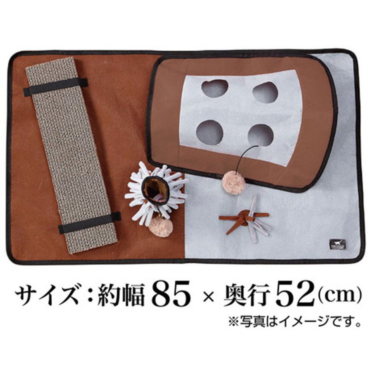 Petio - W26480 #G138 necoco 貓用多種玩法室內玩具墊 (91602712)