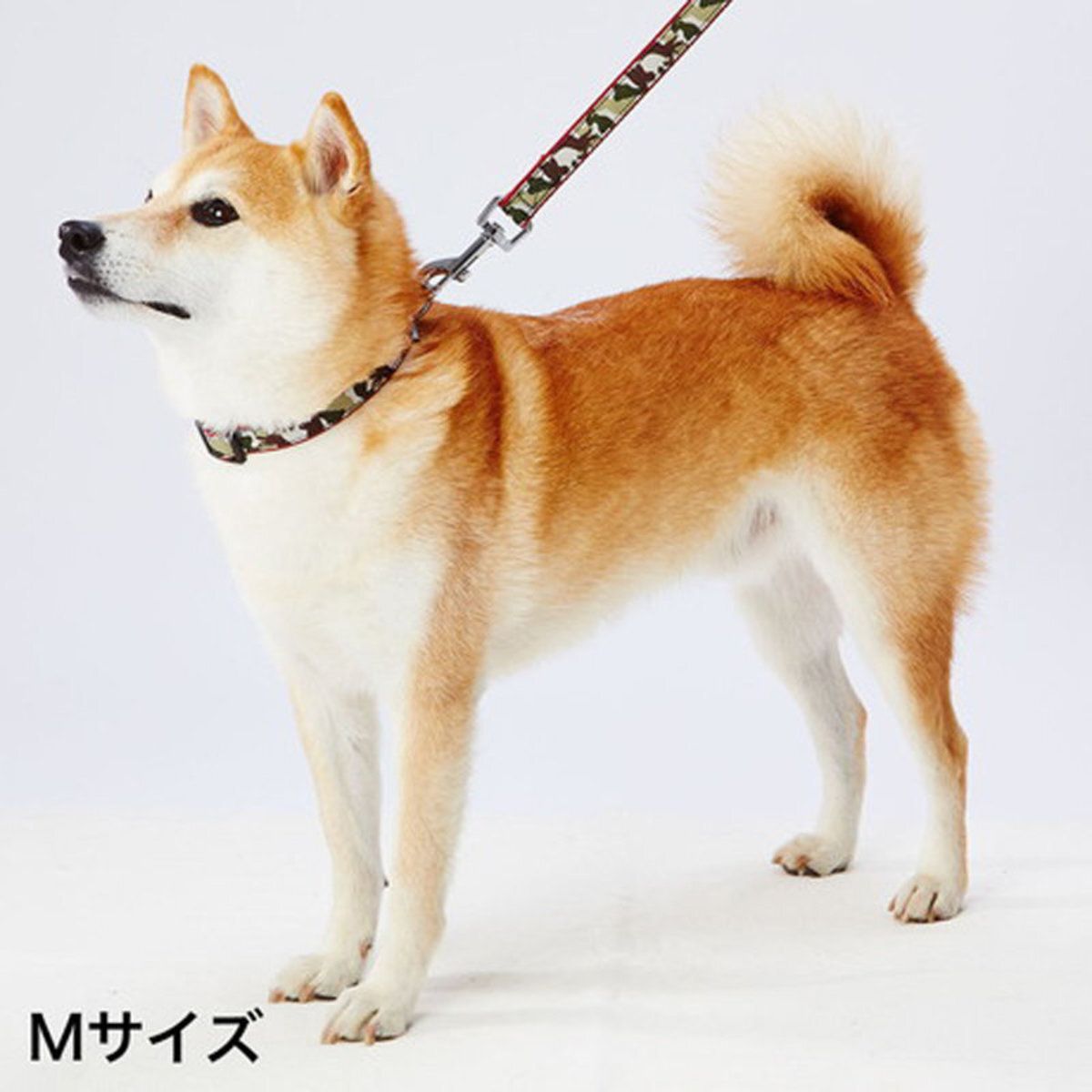 Petio - W57781 #J80 Ethical Door ECO抗菌防水迷彩狗頸帶 M 紅色 (91602738)