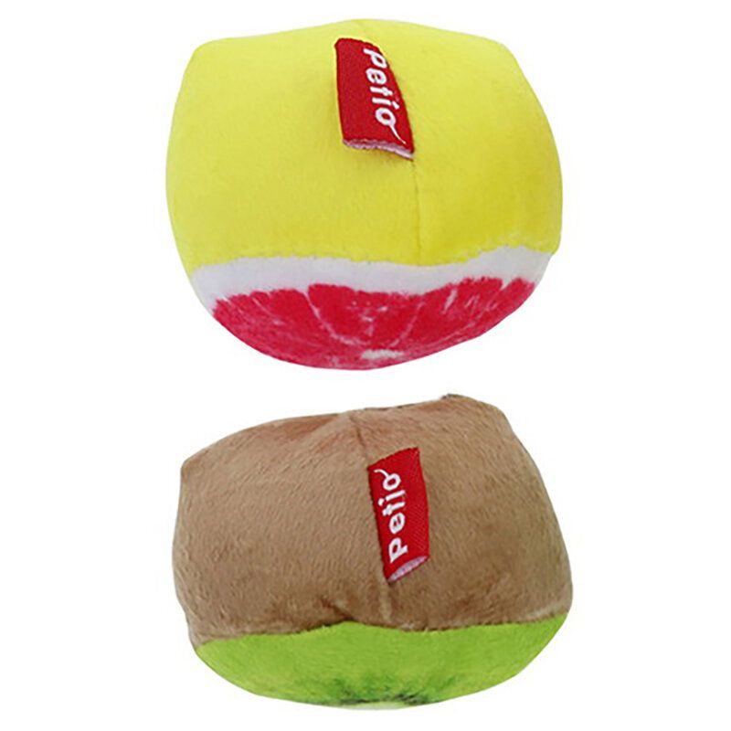 Petio - W26414 Petio熱帶水果 貓草玩具球 (西柚&奇異果 2個裝) (91603100)