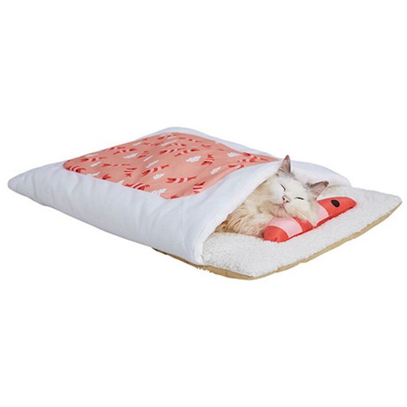 Petio - 貓狗用蓬鬆可手洗可枕睡袋床 附龍蝦枕頭 (W27265) (91603522)