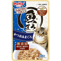 Petio - 無穀物 鰹魚+吞拿魚 濕糧包 60g x4包 (W14651) (80405997X4)