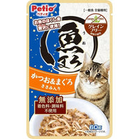 Petio - 無穀物 鰹魚+吞拿魚+雞柳肉 濕糧包 60g x4包 (W14653) (80405998X4)