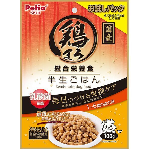 Petio - 濃郁雞肉丸子 綜合營養狗小食  (適合1-6歲成犬)100g  (W14382)  (80505301)