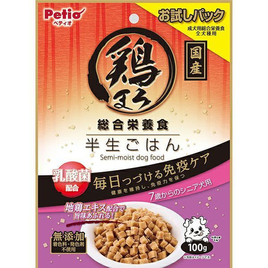 Petio - 濃郁雞肉丸子 綜合營養狗小食  (適合7歲以上犬隻)100g  (W14383)  (80505302)