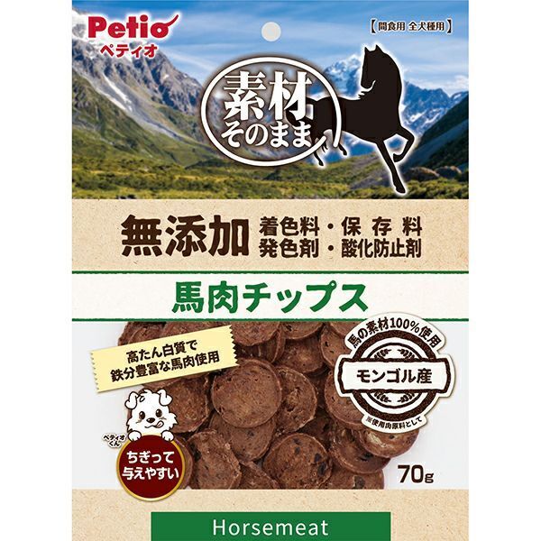 Petio - 無添加 馬肉片  (W14393)  (80505316)
