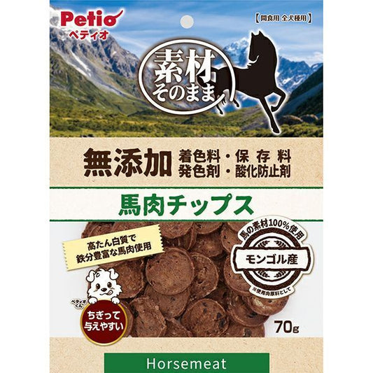 Petio - 無添加 馬肉片  (W14393)  (80505316)