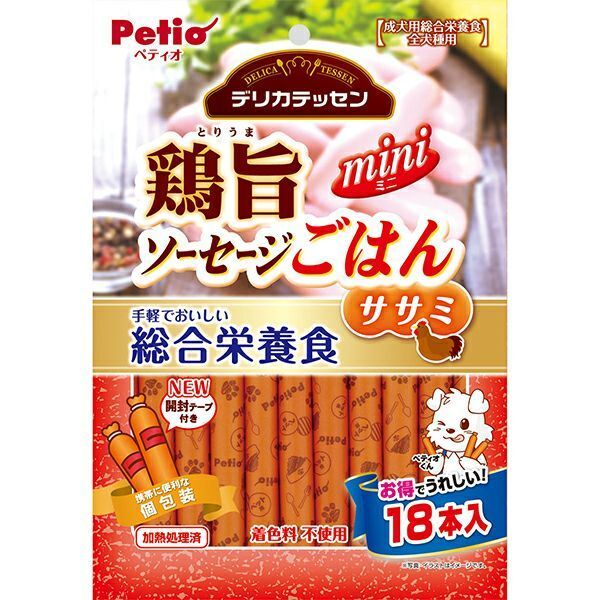 Petio - 鶏旨 雞肉味迷你香腸18條裝 狗小食 180g (W14580) (80505321)