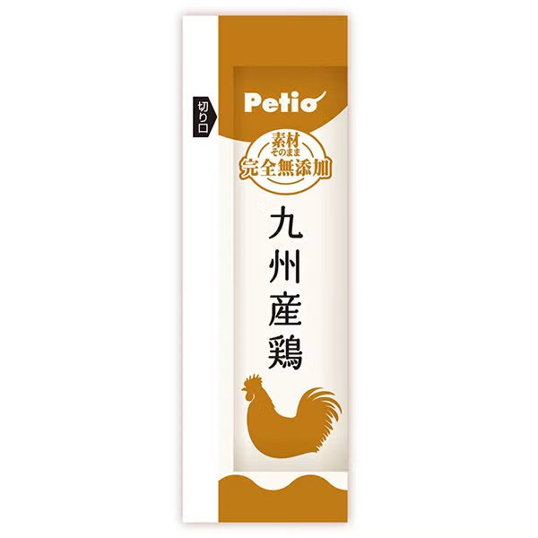 Petio - 天然無添加 九州雞肉+牛肉慕絲 唧唧棒 狗小食 (8支裝) (W14716) (80505368)