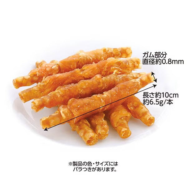 Petio - 米香鮮嫩雞肉+蔬菜捲 狗小食 (10支裝) (W14748) (80505370)