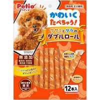 Petio - 雞胸肉 + 鱈魚雙層卷 狗小食 (12支裝) (W14720) (80505371)