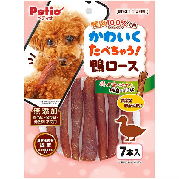 Petio - 100% 鴨胸肉捲 狗小食 (7支裝) (W14722) (80505373)