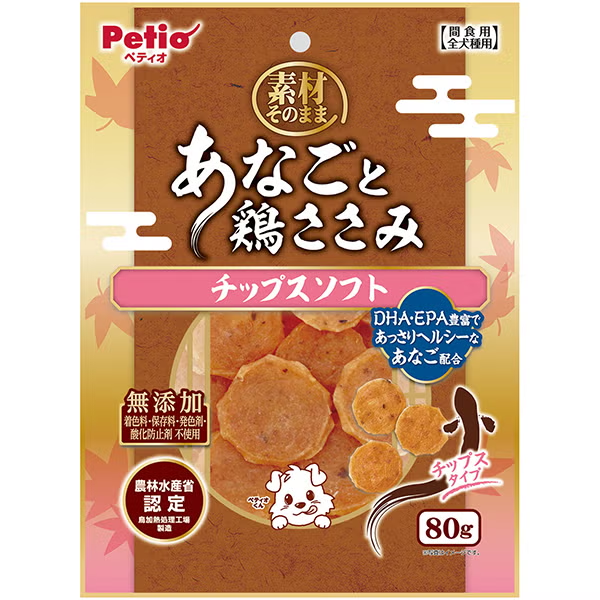 Petio - 素材原味系列 星鰻&雞柳軟片 犬 80g (W14695) (80505376)