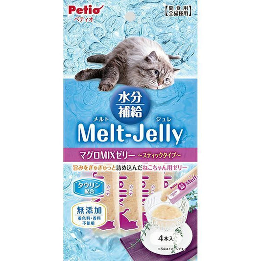Petio - 綜合海鮮味道 補水唧唧果凍棒  (4支裝)  (W14596)  (80605703)