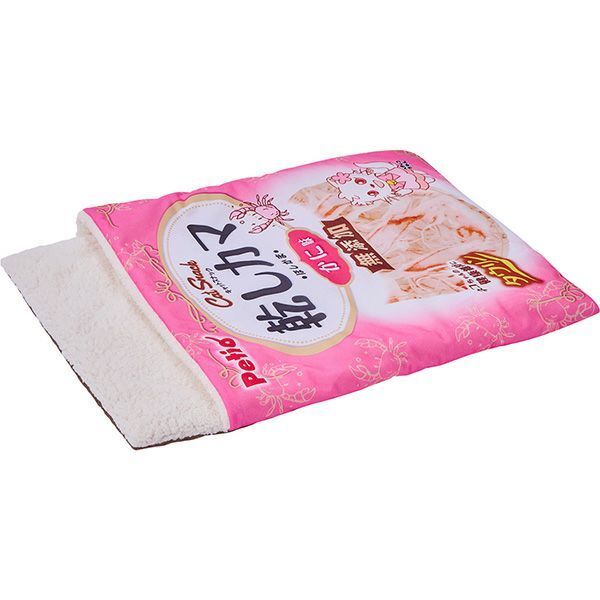 Petio - 貓用 蓬鬆可手洗可枕睡袋床 (白身魚絲小食款)(W27741) (81602997)
