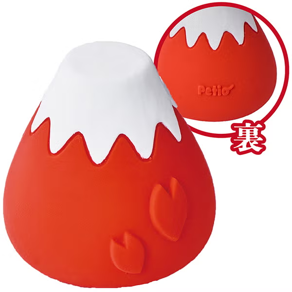 Petio - 犬雅系列 富士山造型乳膠玩具 (紅色富士) (W27942) (81606011)