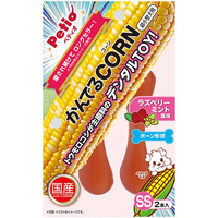 Petio - 犬用咬咬CORN系列 潔齒玩具紅莓薄荷味 SS 超小型犬用 (W27949) (81606016)