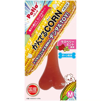 Petio - 犬用咬咬CORN系列 潔齒玩具紅莓薄荷味 M 中型犬用 (W27951) (81606018)