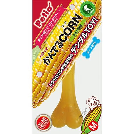 Petio - 犬用咬咬CORN系列 潔齒玩具雞肉風味 M 中型犬用 (W22844) (81606021)