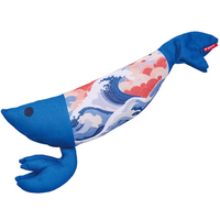 Petio - 猫小町 踢踢蝦貓咪抱枕 (荒波款) (W27879) (81606025)