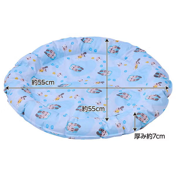 Petio - 涼爽圓形凝膠寵物床 北極熊款 (W27834) (81606032)