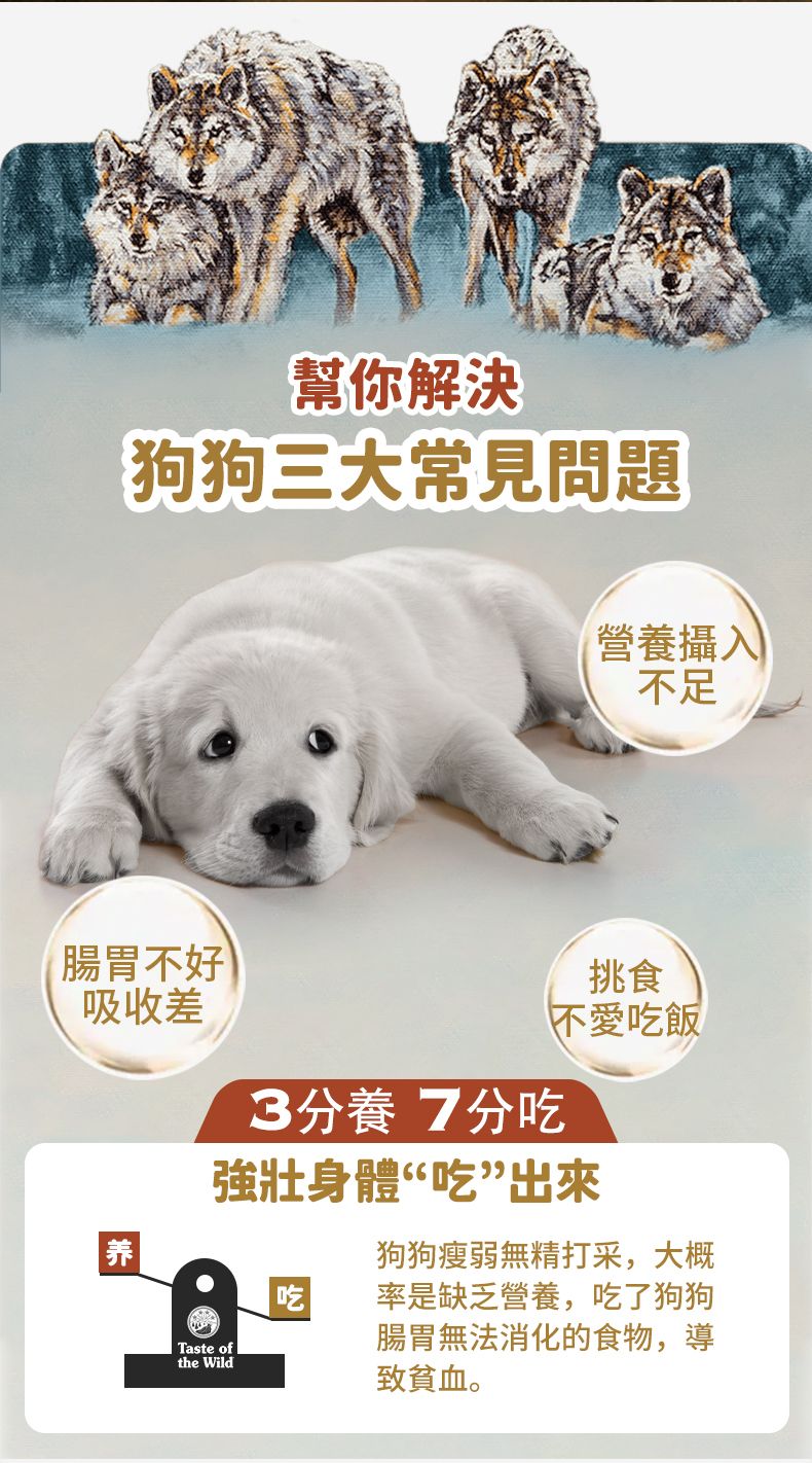 Taste of the Wild - #W29 TOW 無穀物鹿肉+鷹嘴豆配方 (全犬糧)2KG  (90101606)