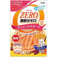 Petio - W1203600 Petio日本產 零脂肪低卡雞柳肉及甘薯雙色波浪條 (腸道健康 )狗小食100g #A149  (90500917)