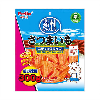 Petio - 天然原味 香甜高纖甘薯條 (腸胃健康) 狗小食280g #A53 (W14462)  (90501483)