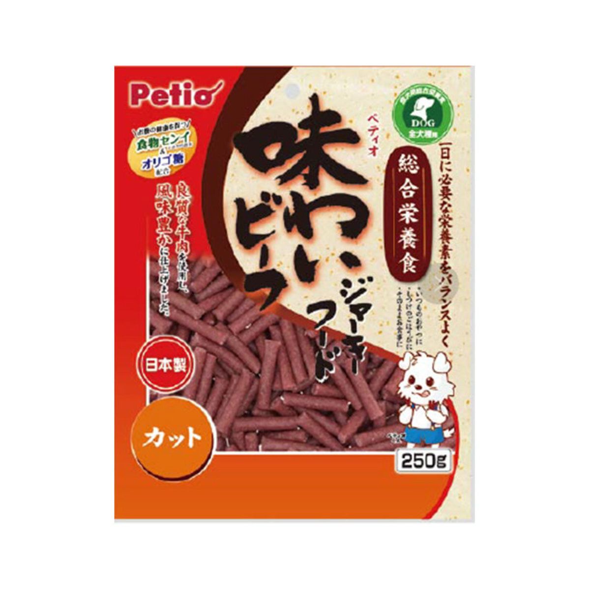 Petio - 綜合營養 日本產濃郁牛肉粒 (腸胃健康)狗小食 250g #A170 (W12470)  (90502540)