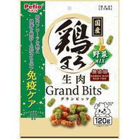 Petio - 日本產 無添加雞肉+野菜粒 狗小食  (腸胃健康) 120g#A305 (W14097)  (90503308)