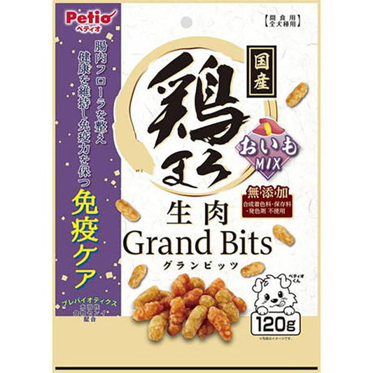 Petio - 日本產 無添加雞肉+甘薯粒 狗小食  (腸胃健康) 120g#A306 (W14098)  (90503309)