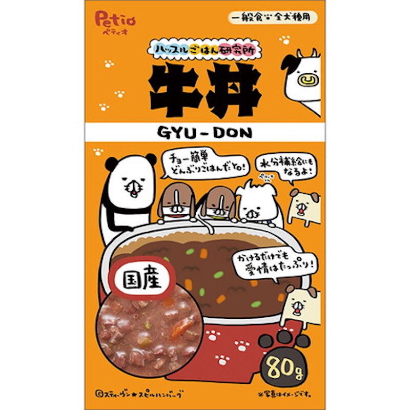 Petio -  日本產 牛肉丼 餐包  (水分補充) 狗小食 80g  (90503490)