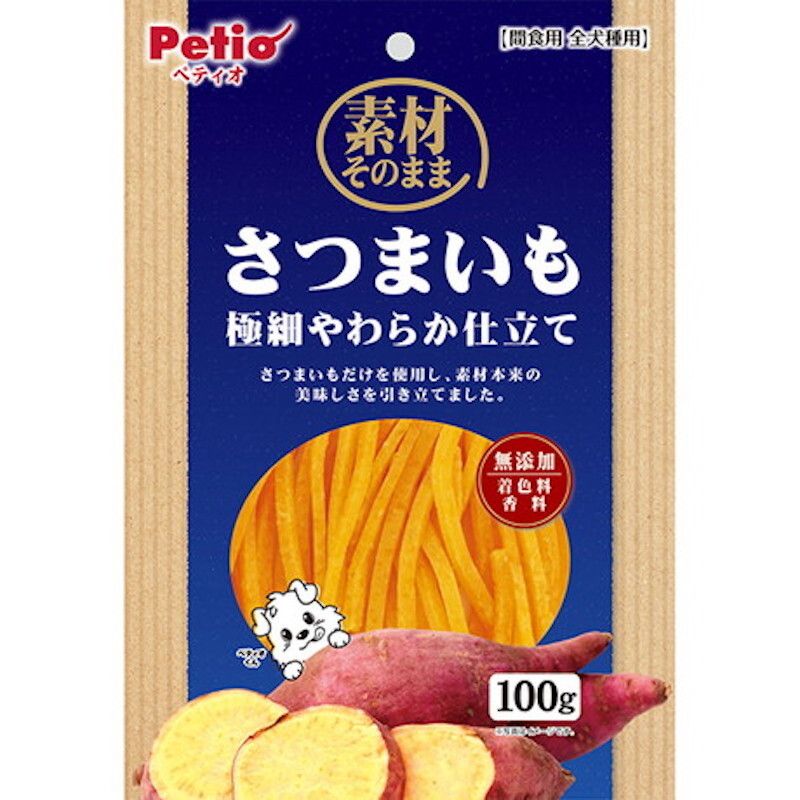 Petio - 天然原味 香甜高纖極細甘薯條 (腸胃健康) 狗小食100g
 (W14260)  (90503492)