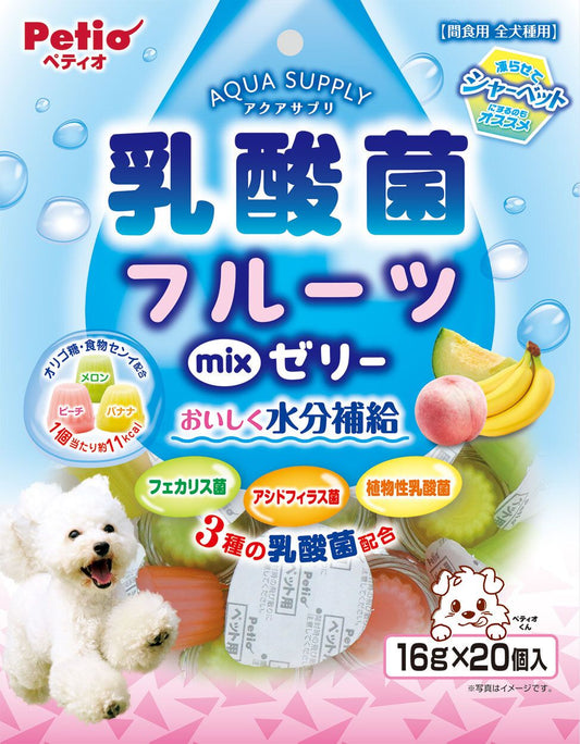 Petio - 乳酸菌保健補水啫喱 (山羊奶味) 狗小食 (16g×20個)  (90503556)