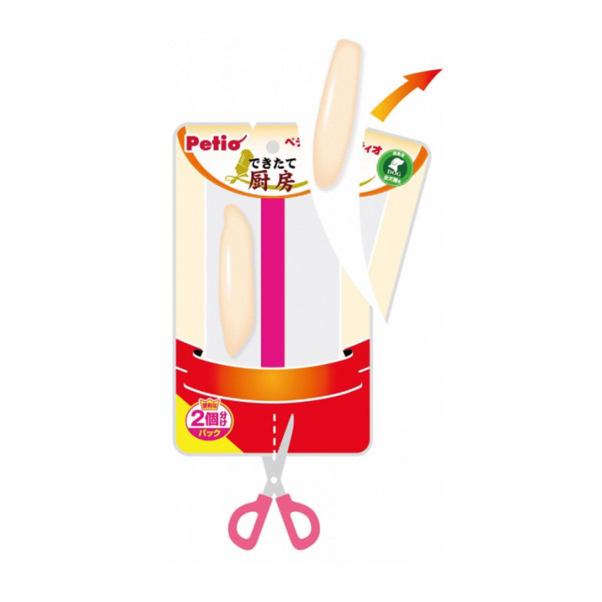 Petio - 鮮廚低脂蒸雞柳肉 (牛磺酸+) 貓小食 2條裝  (90601819)