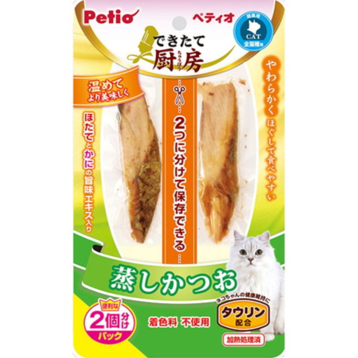 Petio - W1167200 #B40 Petio貓小食鮮廚蒸鰹魚塊 35g  (90601821)
