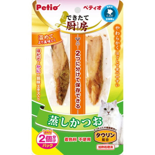 Petio - W1167200 #B40 Petio貓小食鮮廚蒸鰹魚塊 35g  (90601821)