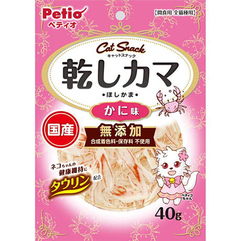 Petio - W14082 #B147 Petio 日本產 無添加白身魚魚乾  (蟹味) (牛磺酸+) 貓小食 40g  (90603135)