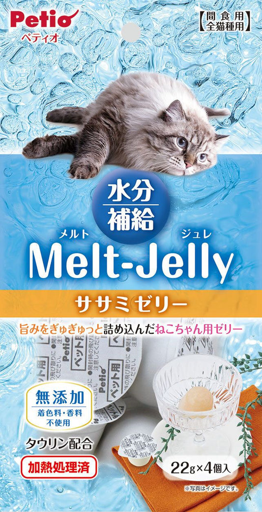 Petio - 無添加 保健補水雞柳肉啫喱 (牛磺酸+)貓小食 (22g×4個)  (90603582)