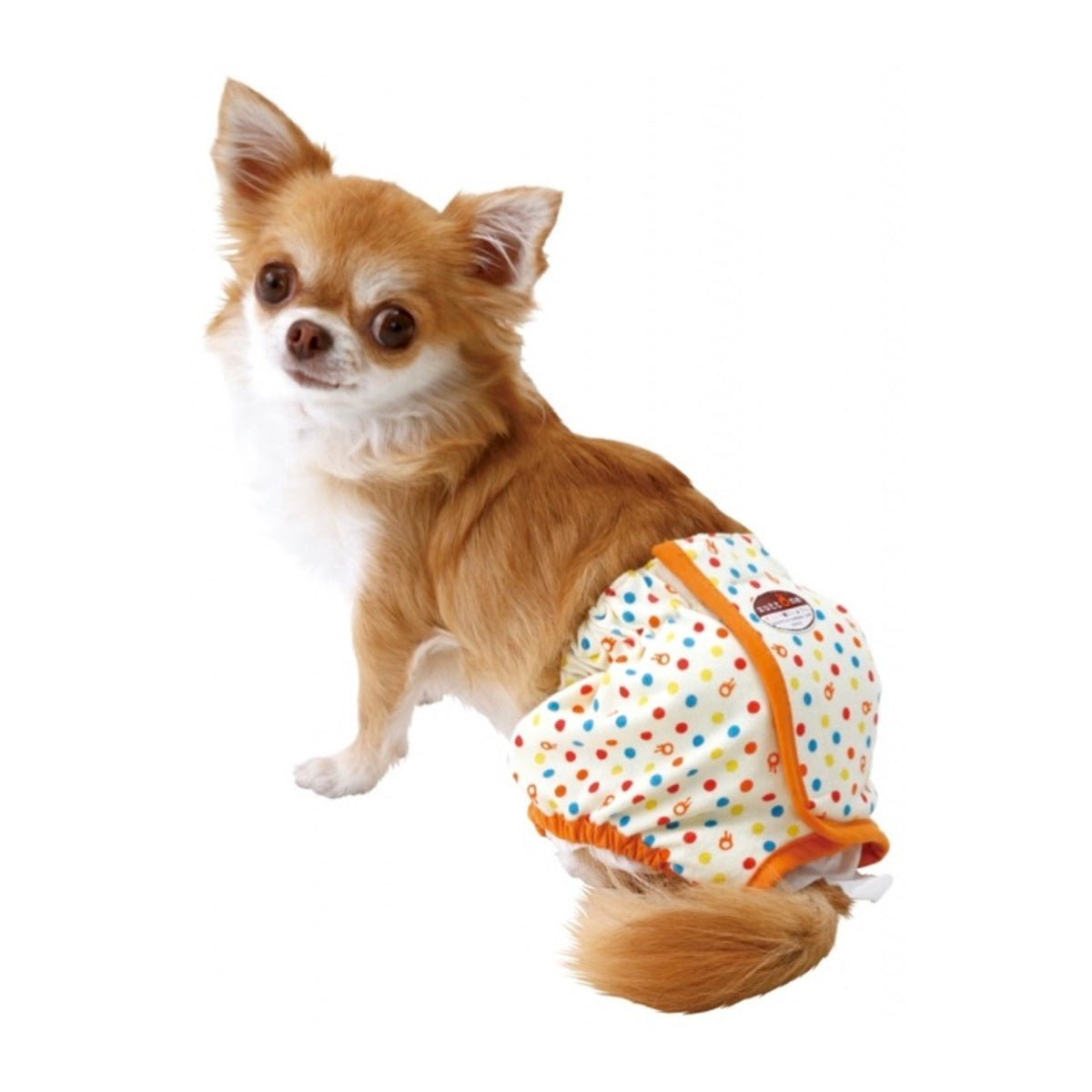 Petio -  (w24077) #D26 zuttone高齡犬護理出街專用圓點尿褲 S  (91601440)