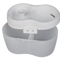 H2O - 2L 新款 活性碳除口氣寵物飲水機 (USB 插頭, 綠+灰) (554568) (91602285)