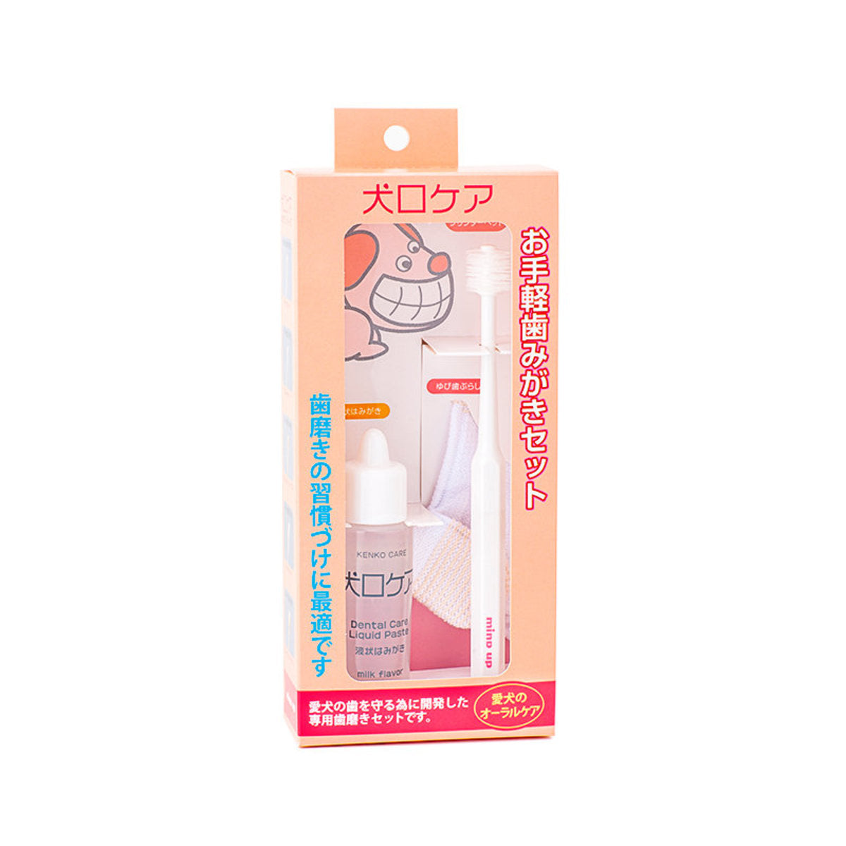 Mind Up - #M24 犬專用360度刷牙套裝 (液體牙膏30ml+手指套+360度清潔牙刷) (91602570)