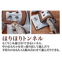 Petio - W26480 #G138 necoco 貓用多種玩法室內玩具墊  (91602712)