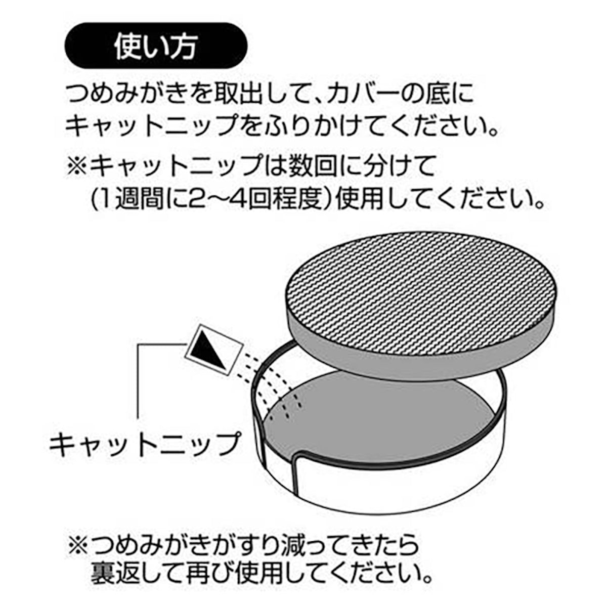 Petio - necoco 可洗可拆 耐磨貓抓板窩 (含木天蓼) #F177 (W27166)  (91603323)