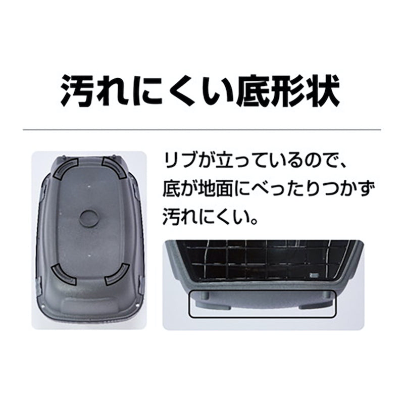 Petio -  寵物雙門手提籠 黑色M #F186 (W27178)  (91603332)