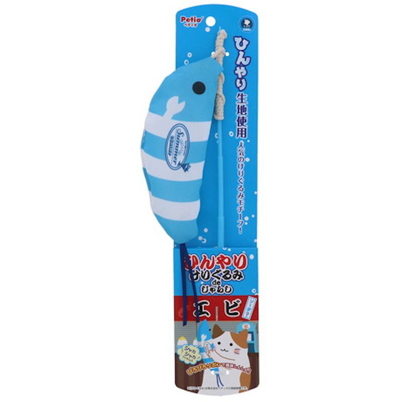 Petio - 冷感沙沙發聲龍蝦逗貓棒 (蘇打)  (W27121)  (91603411)