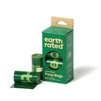 Earth Rated - 60個可降解撿便袋   (4卷補充裝) - 無香味  (91603414)